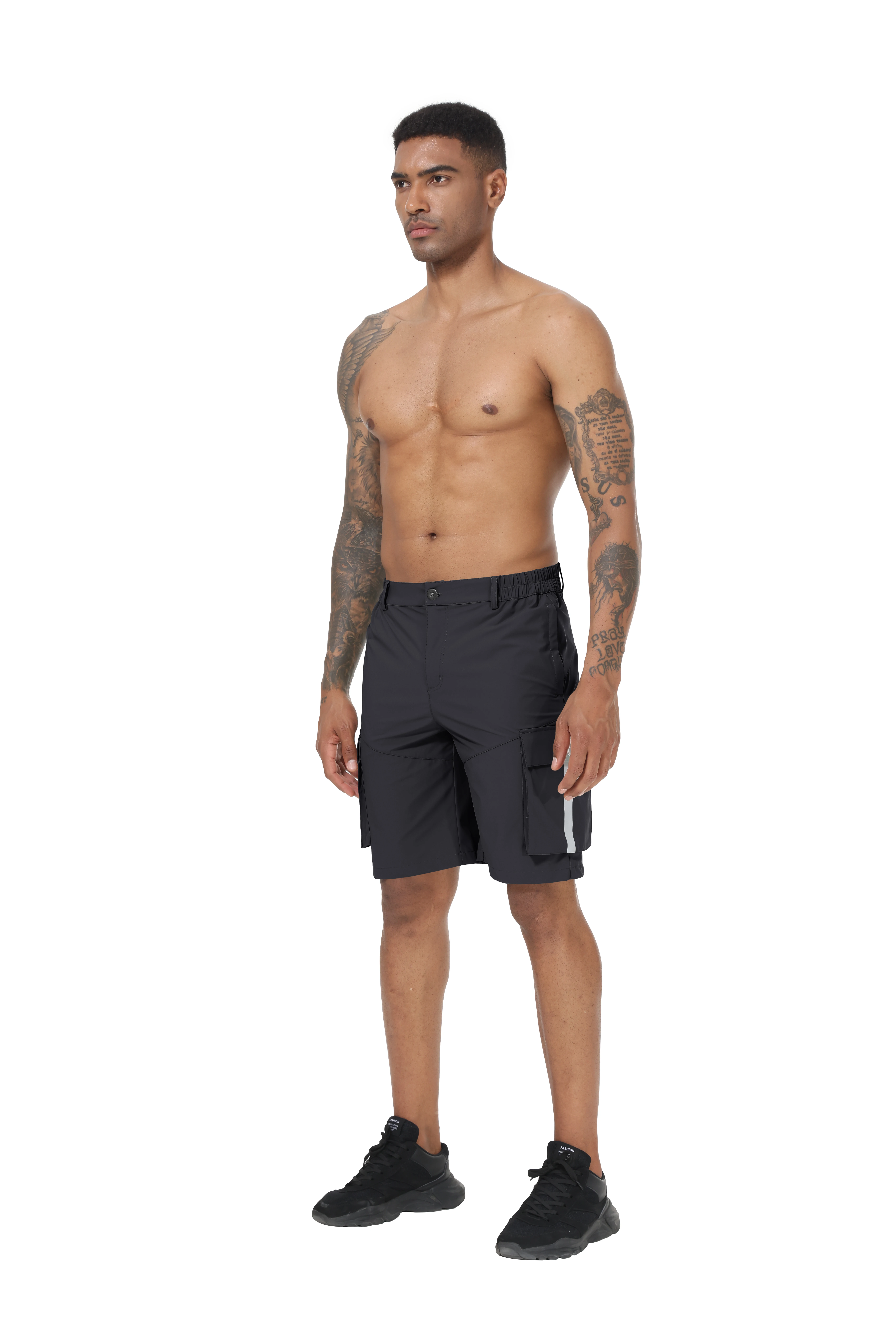 Sommer Männer Cargo-Shorts Taktische Kurze Hosen Wasserdicht Schnell Trocknend Laufen Angeln Casual Sport Shorts – Detail 6