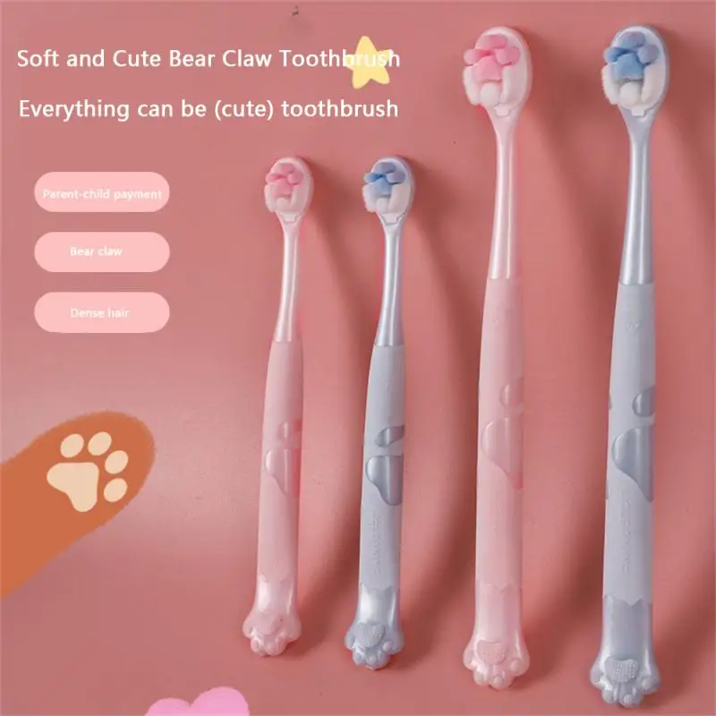 

Toothbrush Material Prt Soft Rubber Package Fashion Appearance Cat Claw Handle Not Easy To Slip Off Cleaning Toothbrush