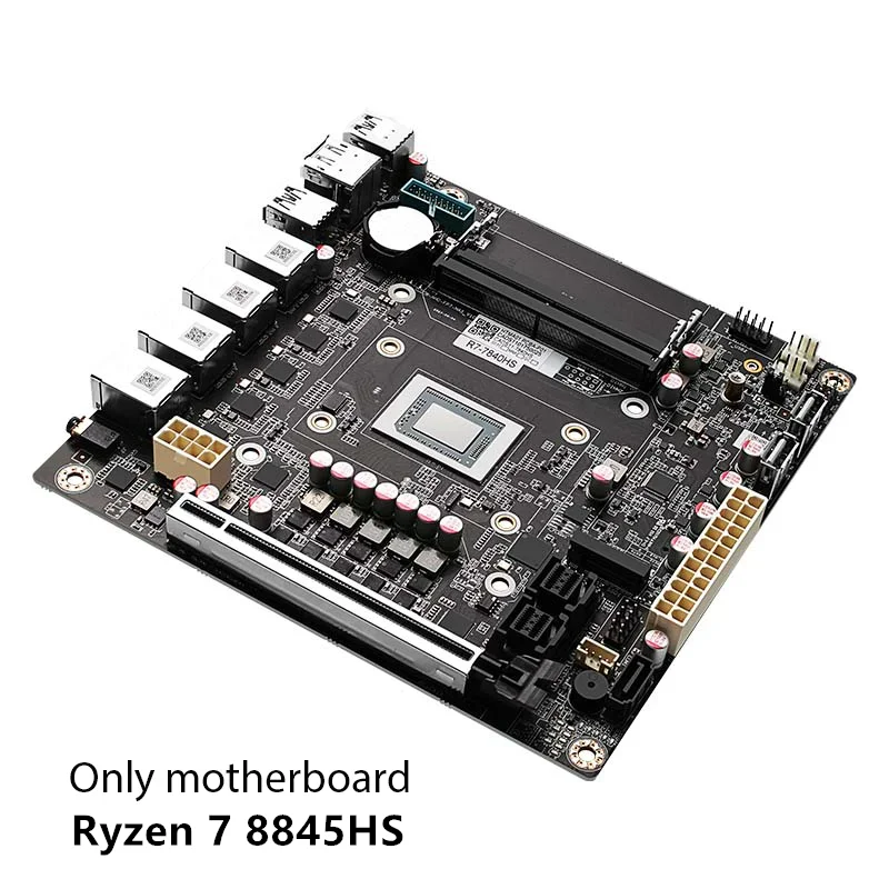 AMD Ryzen 7 8845HS 9 7940HS 9-Bay NAS Motherboard USB4 4xi226-V