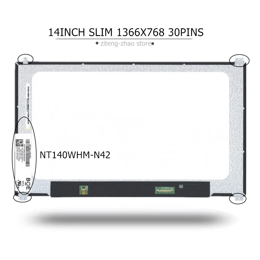14 ġ  LCD ȭ Ʈ ÷ N140BGE-E53  NT140WHM-N42 LP140WHU TP N1 30  Dell Latitude E7490 E7480