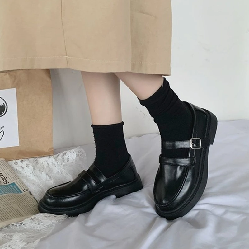 

2022 New Women Mary Janes Shoes Fashion Platform Shoes Woman Classics Pumps Shoes Ladies Casual Shoes Comfortable Retro Female