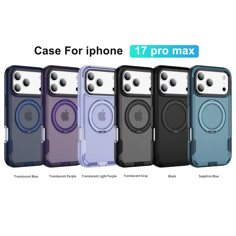 Shockproof Heavy Duty Armor Phone Case with Metal Brackets