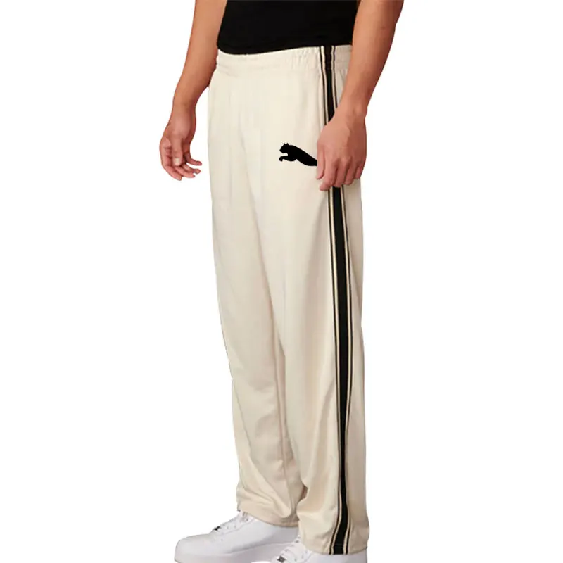 Men's Pants, American Mesh Striped Fitness Straight Leg Men's Casual Jogging Loose Patchwork Autumn And Winter Sports Pants 2024 5