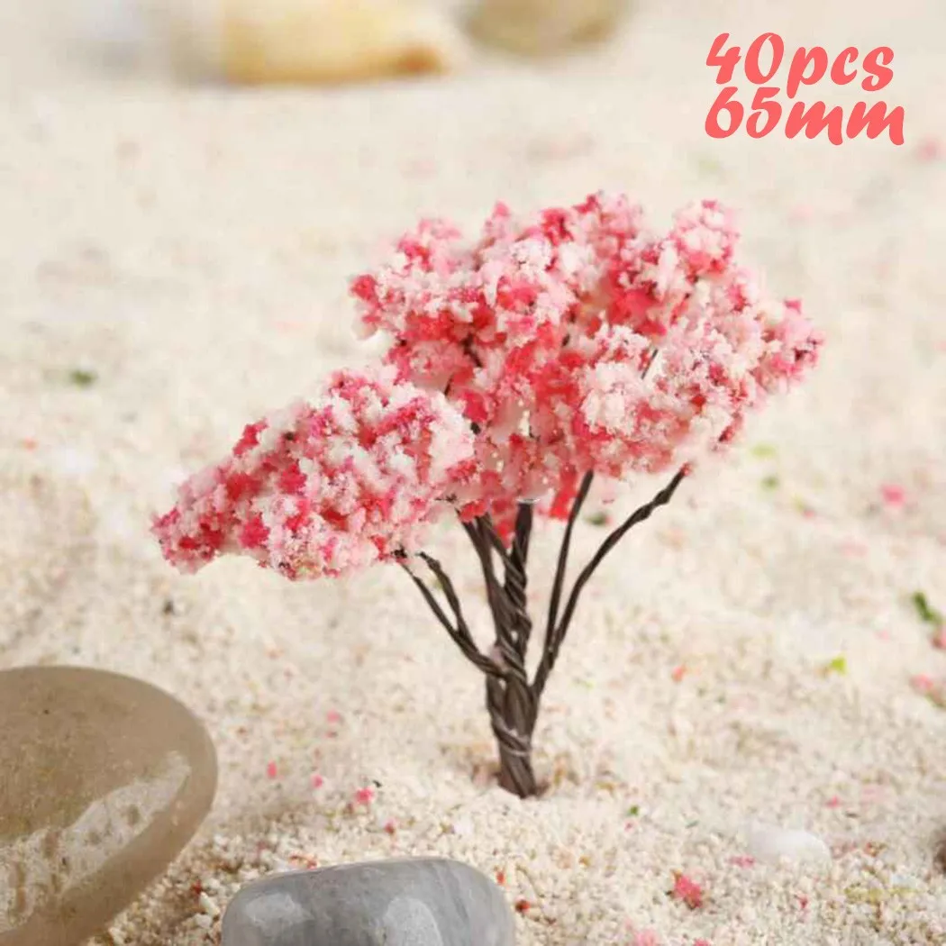 Trees Model Train Railroad Decor Scenery Landscape HO-OO Scale Building Static Grass Tufts Miniature Scenery