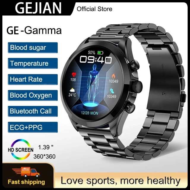 Xiaomi-reloj inteligente para hombre, dispositivo deportivo con ECG + PPG,  medidor de glucosa en sangre, temperatura corporal, presión arterial,  salud, novedad de 2023 - AliExpress