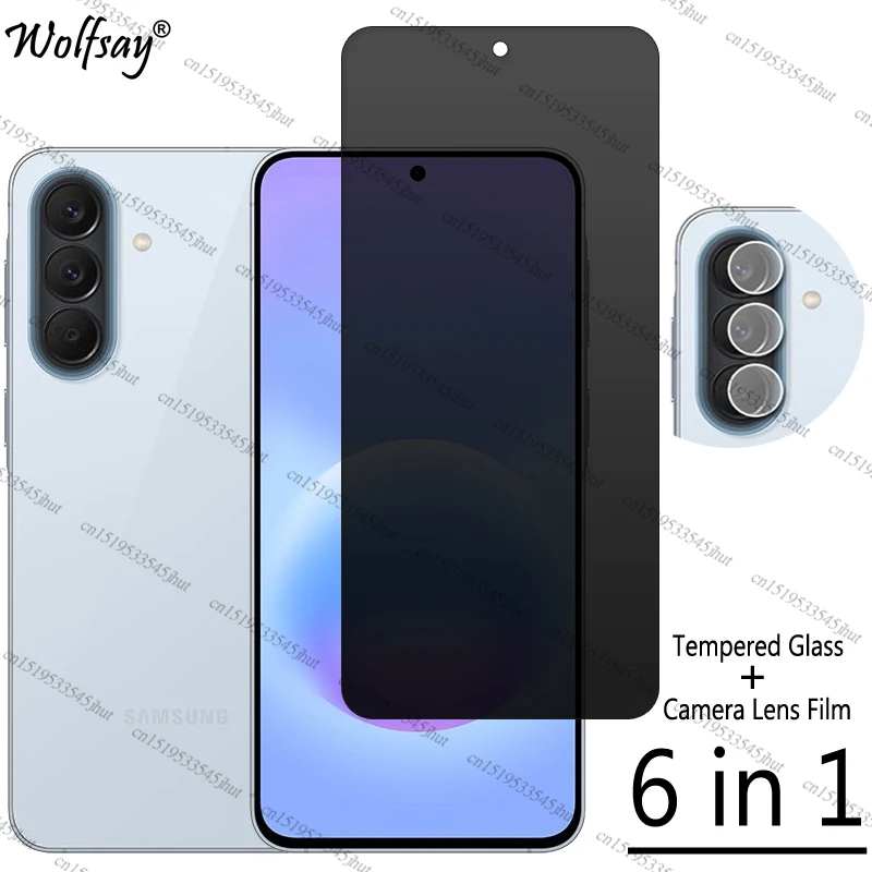 Enhanced Privacy Anti-Spy Tempered Glass Screen Protector with Camera Guard