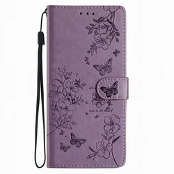 Chic Women's and Kids' Wallet Case with Card Slots - Stylish Protective Cover - OPPO A3 Pro 5G (Purple PH)