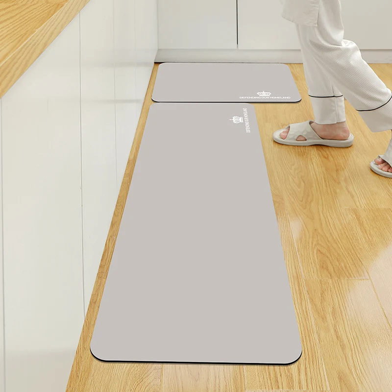 Floor Mat Slip Absorbent Kitchen Mat Quick Drying Living Room Carpet Anti Fall Rugs Anti Oil Stain