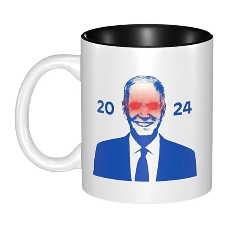 

Joe Biden 2024 Coffee Mug 350ml Ceramic Biden Mug Vote President Election Funny Coffee Cups For Kitchen Decor Durable Travel Mug