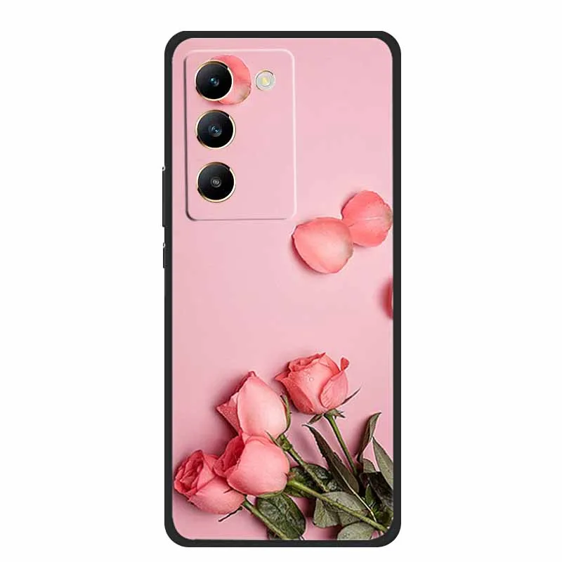 Black Silicone Soft Phone Case - Durable and Stylish Back Cover  Bag
