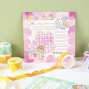 MOHAMM 1 Roll Multi-color Heart Shaped Washi Tape for DIY Art Crafts Diary Journal Page Decoration Scene Collage 3