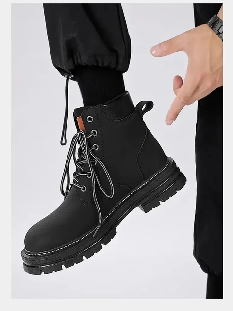 Botas Retrô de Trabalho Masculinas: Proteção, Estilo e Conforto para o Trabalho