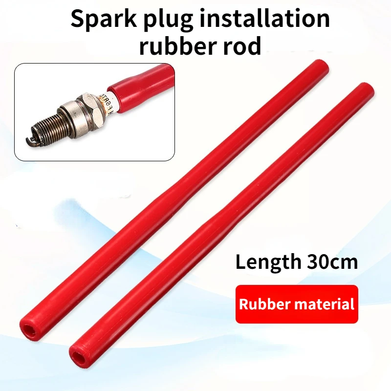 Car Spark Plug Installation Tool Plug Socket Spanner Spark Plug Rod Sleeve Removal Wrench Rubber
