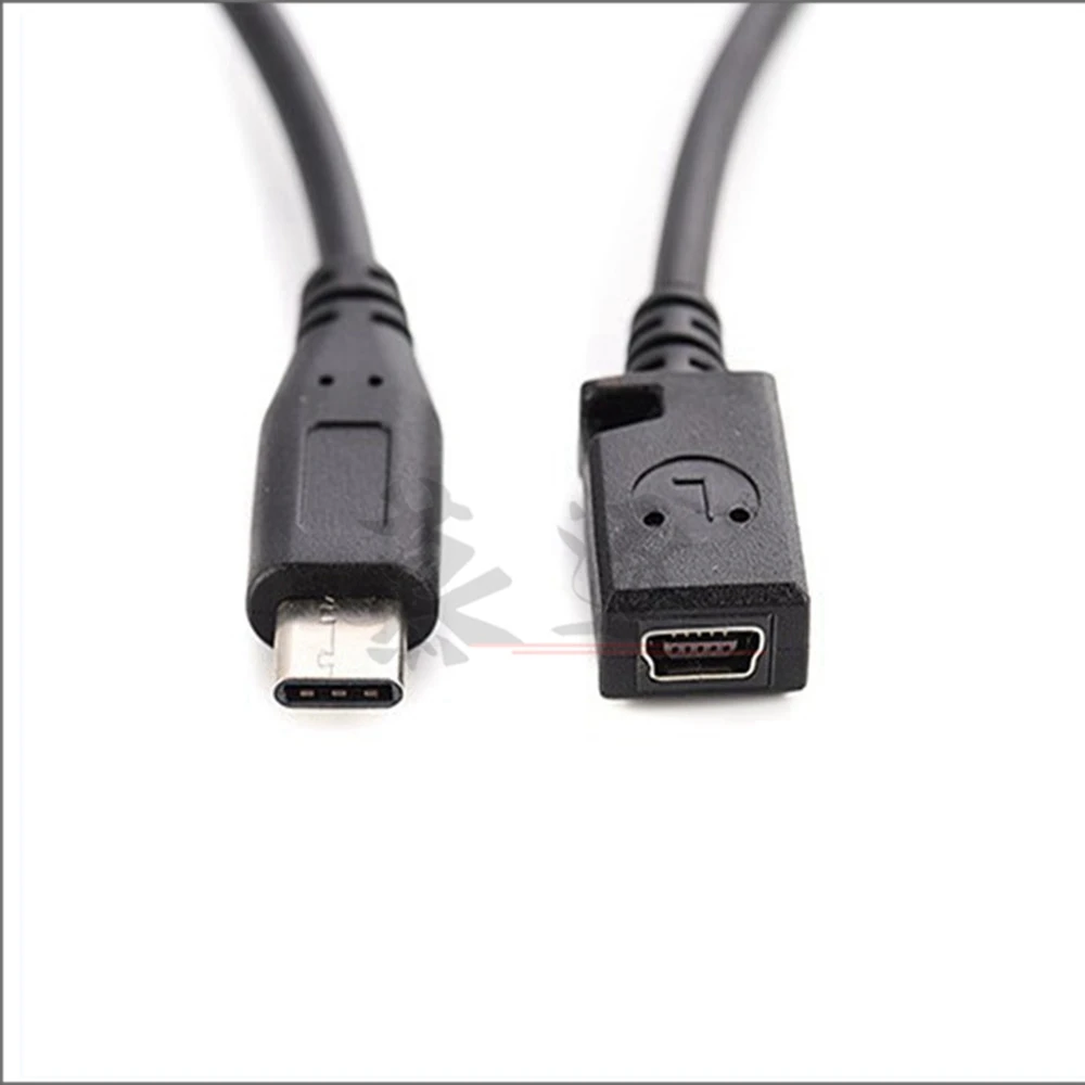 

Дата-кабель USB Type-C (штекер)/Mini USB 5 конт. (разъем), USB 3.1, для зарядки и синхронизации данных