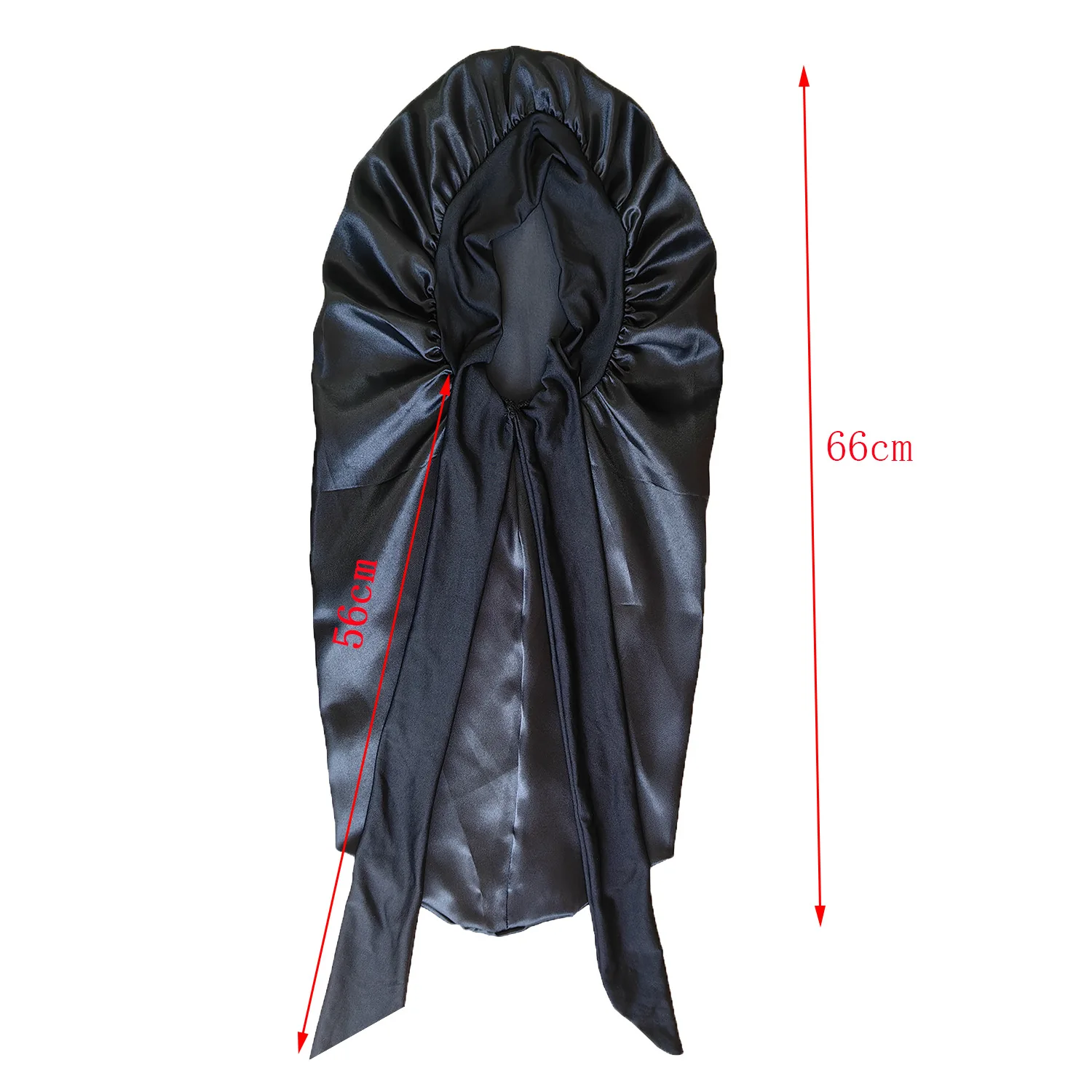 Adjustable Satin Hair Bonnet with Bow – Colorful Long Tube Cap for Sleeping, Perming & Heat Therapy, Soft Sleep Cap for Women