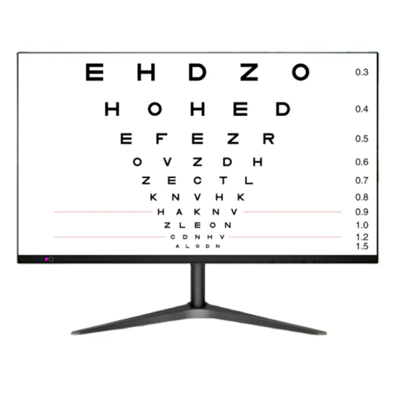 

21.5 inch Monitor Visual Acuity Chart Panel 21.5 inch Screen Vision Chart Eye Test Chart with E charts, C chart, numbers Chart