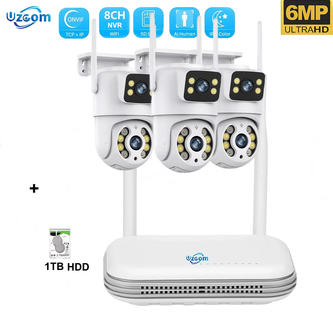 NVR add1TB Add 3Cam