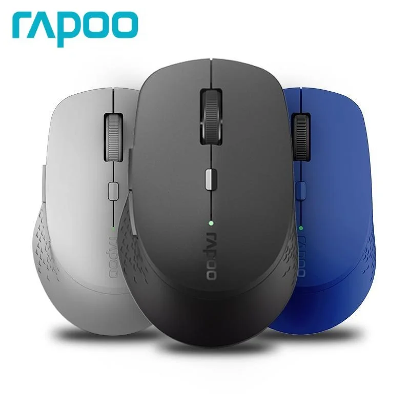 Rapoo M300G Wireless Mouse Multi-Mode Silent Mouse 1600 DPI Optical Bluetooth Mouse for Tablet Laptop Computer PC 2.4G Mice