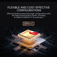 Портальная игровая консоль AYN Odin2, 7-дюймовый OLED-экран, 120 Гц, видеовыход 4K, аккумулятор 8000 мАч, воздушное охлаждение, Qualcomm 8 Gen 2 Android13 — изображение 4