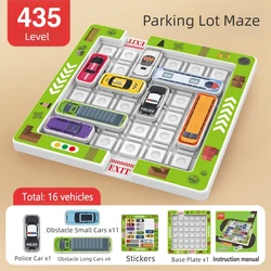 Interactive Kids' Puzzle Game for Enhancing Logic and Focus: Dynamic Vehicle Parking Lot Maze (Maze Game)
