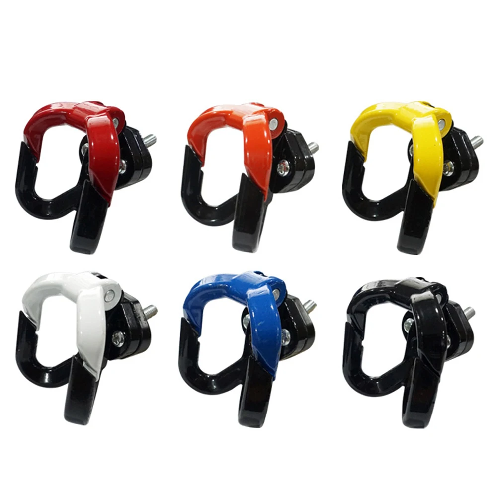 Multifunction Motorcycle Hook Luggage Bag Hanger Helmet Claw Double Bottle Carry Holders 6 Color motorcycle handlebar hook motorcycle helmet holder