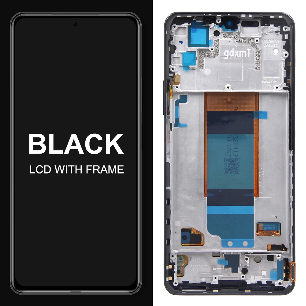Écran OLED Complet Pour Xiaomi Poco F4 / Redmi K40S – Noir, Qualité Neuve Sous Blister