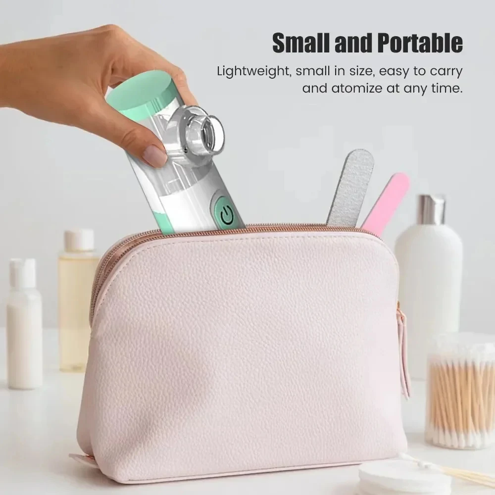 Outdoor Portable Atomizer Kids Adult Saving Emergency Device Nebulizer Silent Mesh Mini First Aid Kit Handheld Asthma Inhaler