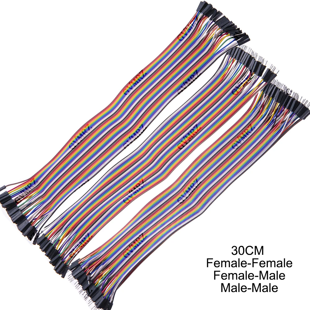 Dupont Jumper Wire Kit - Assorted Lengths Female & Male Connectors
