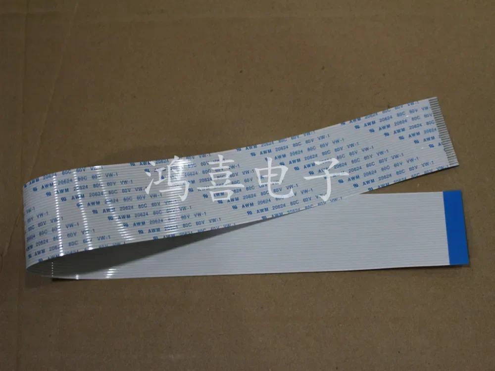

New AWM 20624 80C 60V Width 31mm 1.0 Mm Pitch 30 Pin 250mm 300mm 400mm 550mm Forward Direction FFC FPC Flexible Cable
