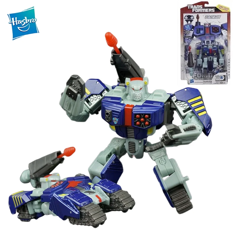 

In Stock Original Hasbro Transformers 4.0 IDW Deluxe Tankor Anime Figure Action Figures Model Toys