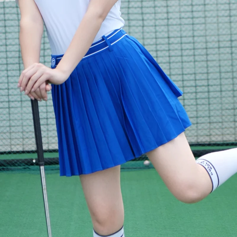 Golfist new golf irregular pleated skirt ladies high-waisted double lalyer tennis skort with women sports golf apparel