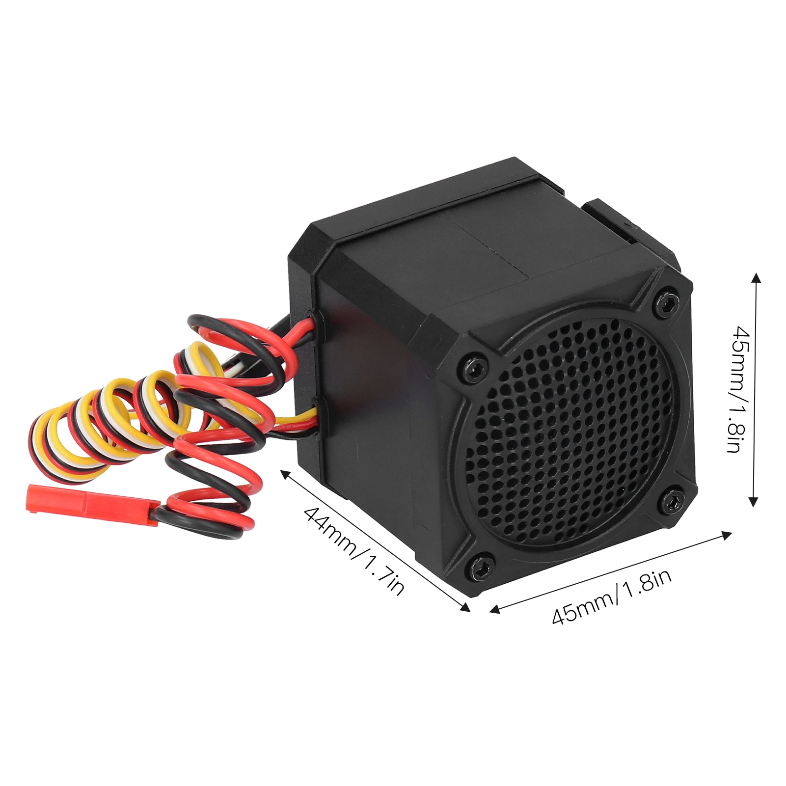 RC Engine Sound Simulator - 10 Sound Effects With AUX For Cars, Trucks, Crawlers (Black) - View #14