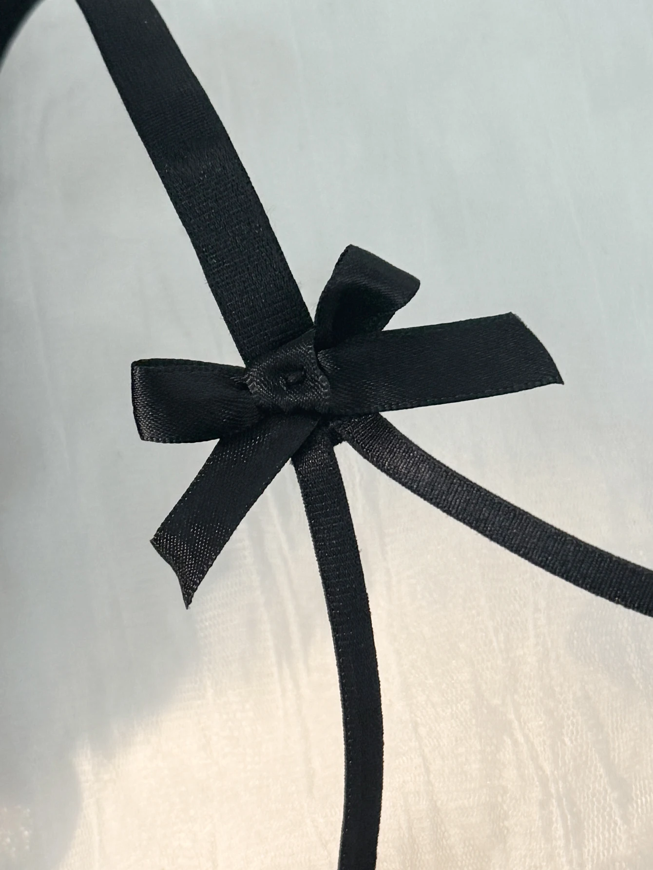 Conjunto de lencería semitransparente con lazo ligero y cómodo negro de 2 piezas. 3 Conjunto de lencería semitransparente con lazo ligero y cómodo negro de 2 piezas. 3