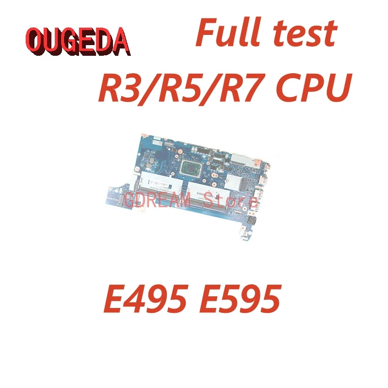 

Материнская плата для ноутбука Lenovo ThinkPad E495 E595 с процессором R3/R5/R7