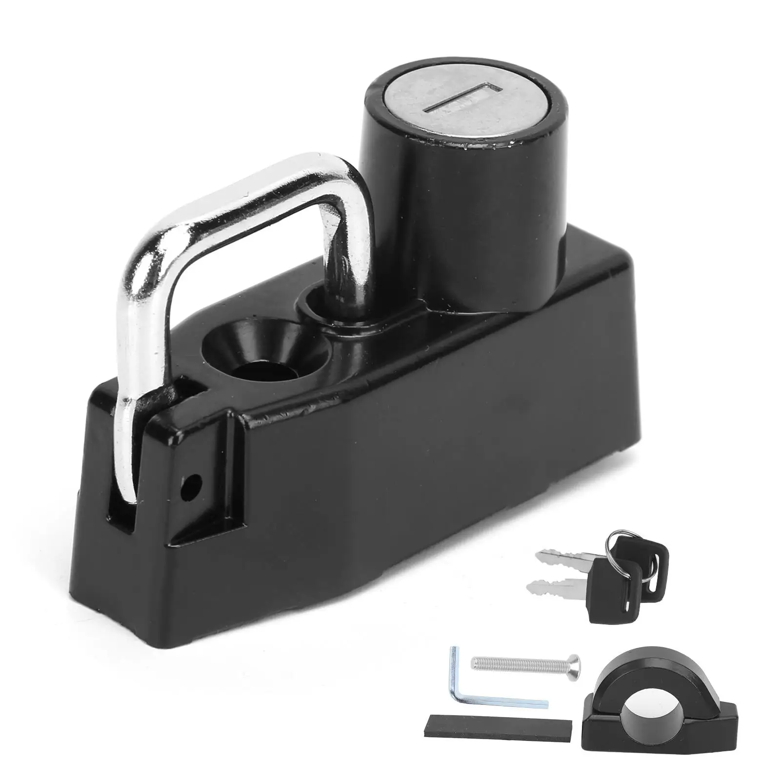 Helmet Anti-Theft Helmet Lock Stylish with 2 Keys for motorcycle Riding