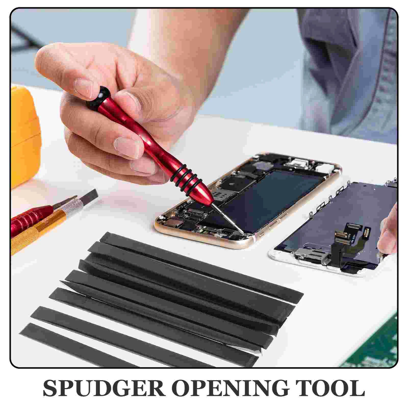 10 Pcs Abs 플라스틱 Spudger 전화 셀 노트북 수리를위한 도구를 분해 플랫 오프닝 바 전자 제품에 대한 울트라 얇은