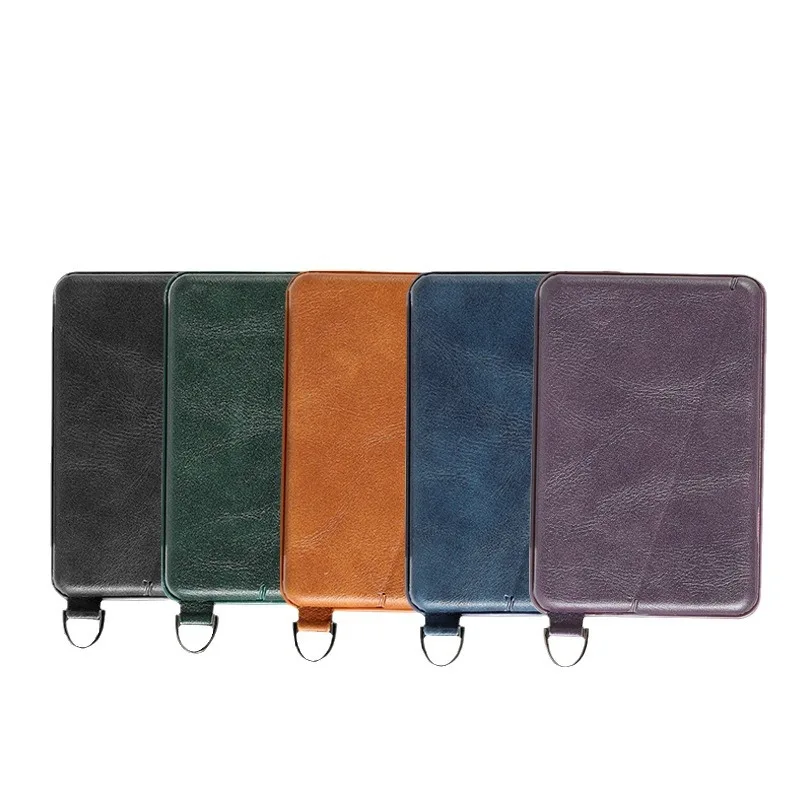 Leather Card Holder Credit Card Case Strong Magnetic Phone Bracket for iPhone Magnet Stand