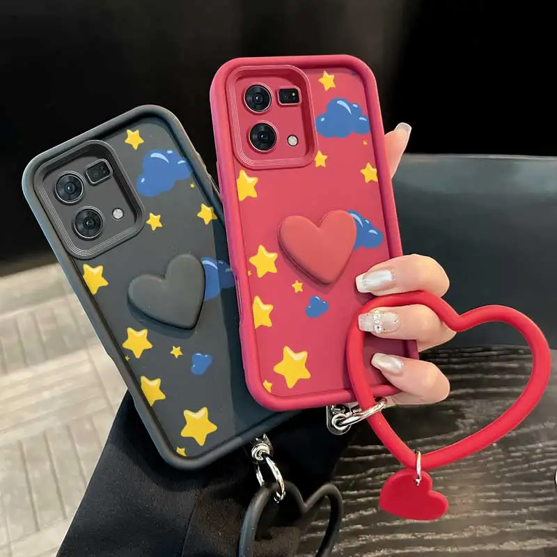 Yellow Star Phone Case Set with Lanyard and Craft Embellishments