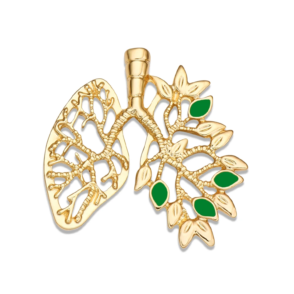 

Hollow Lung Enamel Pin Medical Brooch Human Organ Design Badge Lapel Hat Jewelry Gift Souvenir for Doctors and Nurses