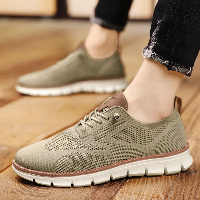 Men Casual Shoes Breeze Stylish Oxfords Fashion Formal Business Urban Breathable Shoes for Male Non Slip Dress Sneakers for Man - Image 6