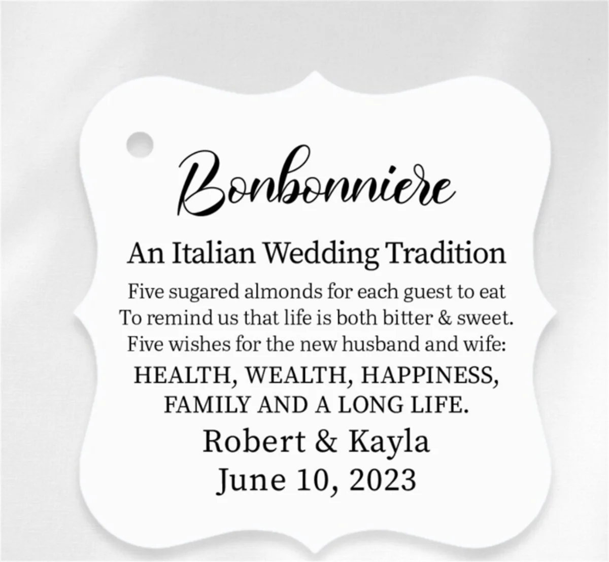 50 Pezzi Di Targhette Per Bomboniere Tradizionali Di Nozze Italiane, Targhette Per Bomboniere Bonbonniere, Targhette Per Bomboniere Di Nozze Jordan Al