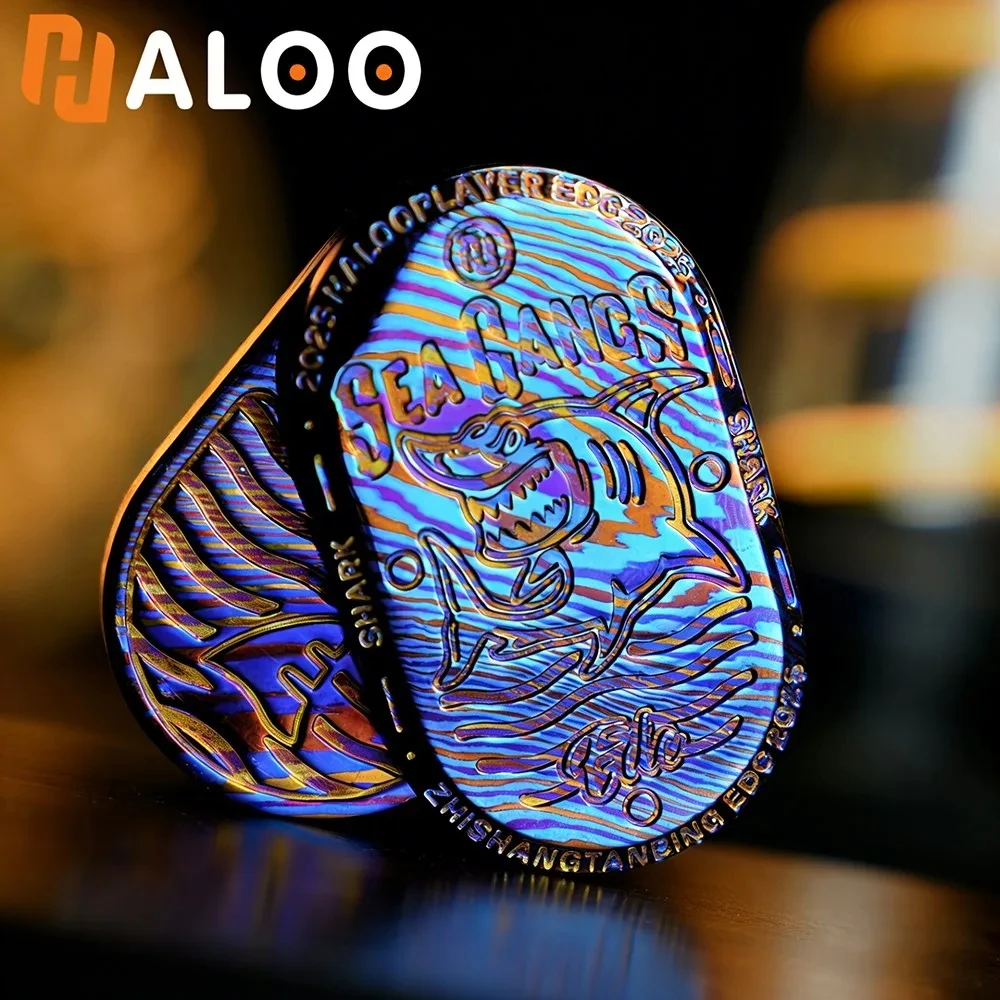 サメEDC-ストレートスライダー,ダブルデッキ回転,クリエイティブな