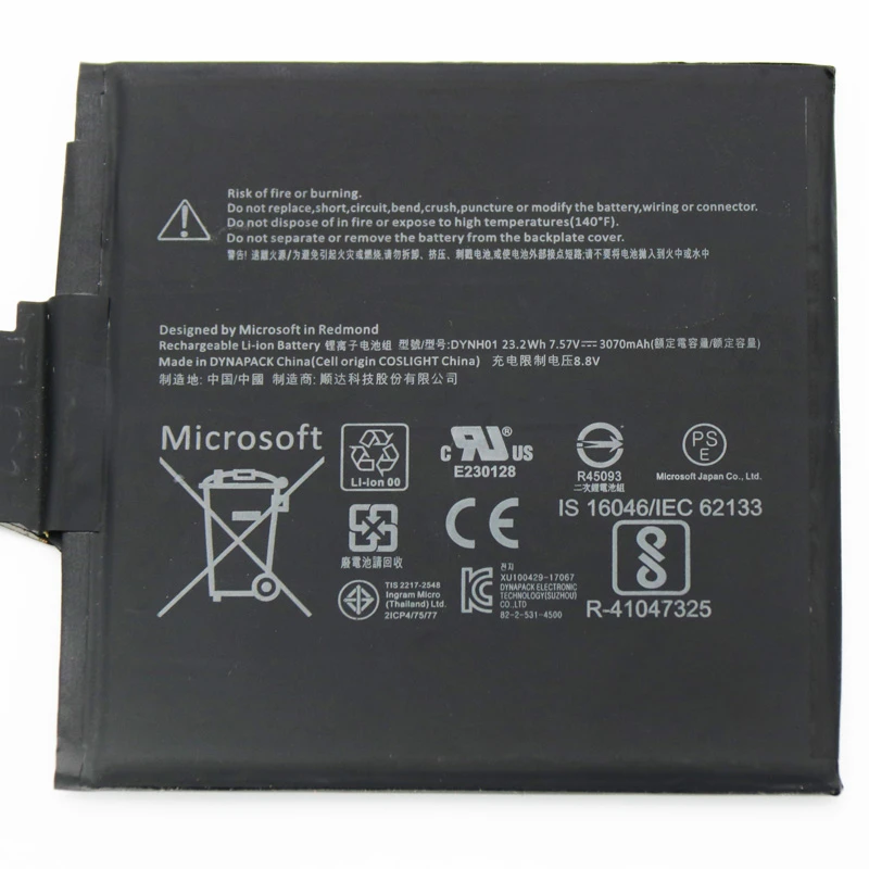 Csbd Nova Dynh01 Dynh02 3037mah Tablet Bateria para Microsoft Surface Book 15 1793 Batteria Substituição da Peça de Reposição - Imagem 4