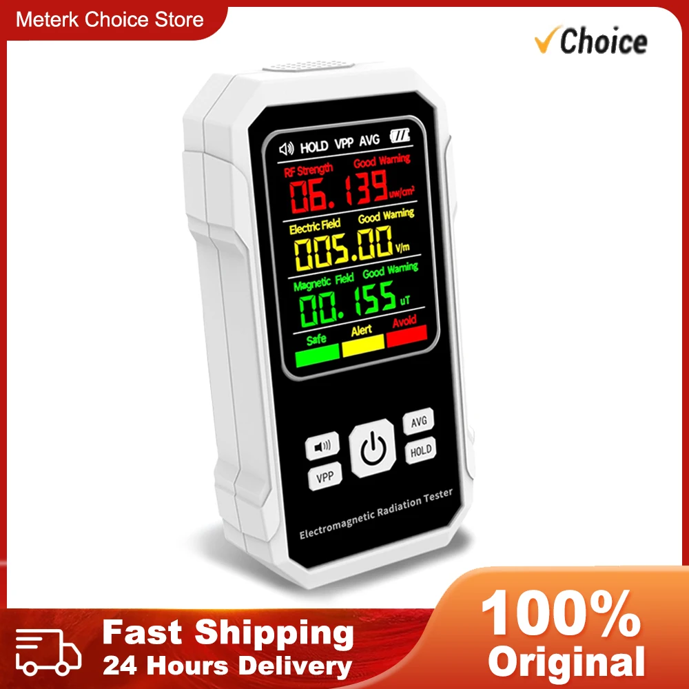 Electromagnetic Radiation Detector Electric Field Intensity Tester Magnetic-field Intensity Test Meter RF Strength Detection