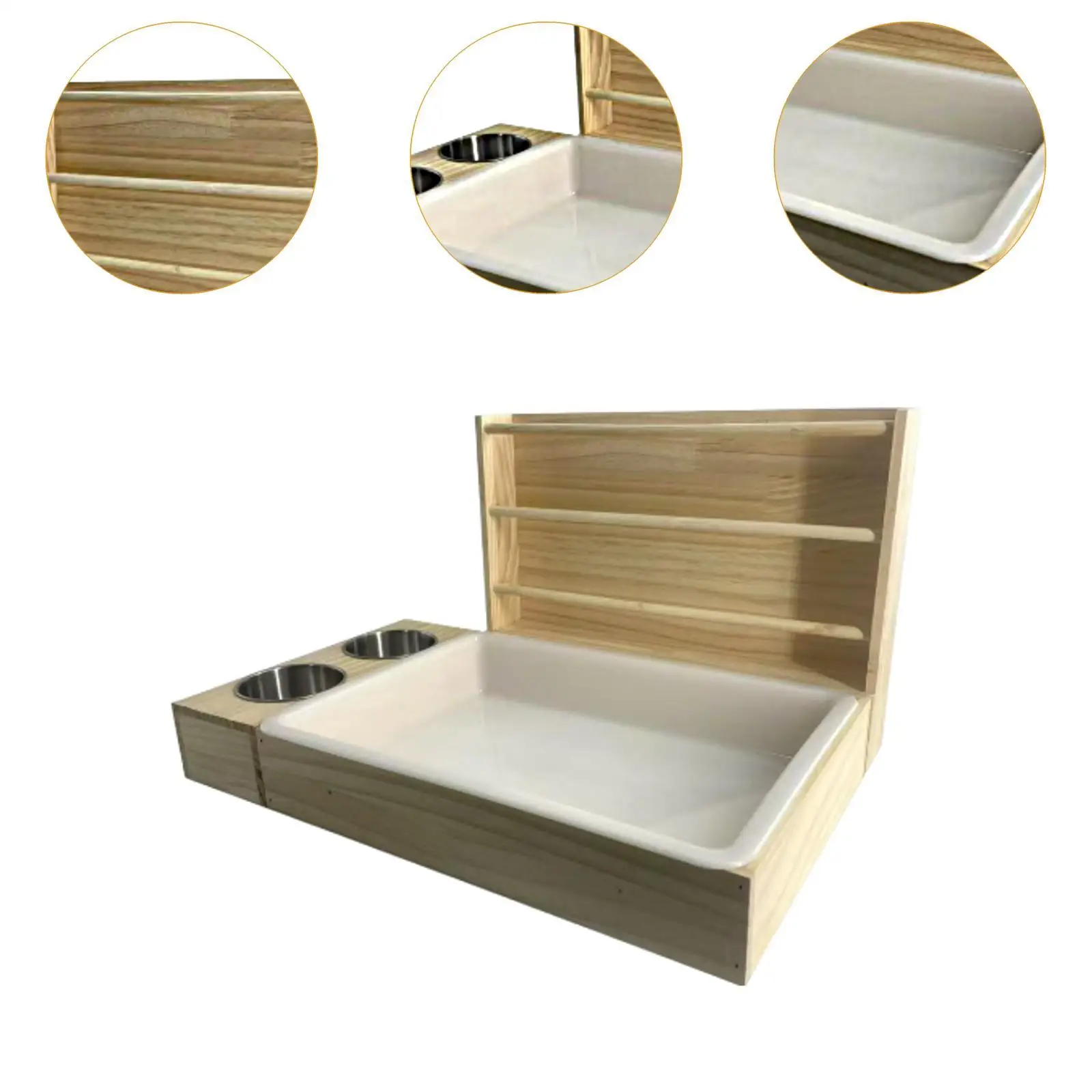 3 in 1 Rabbit Hay Feeder Guinea Pig Hay Holder for Gerbil Hamster Rabbit