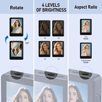 2in1 Selfie Stick Tripod Screen Sharing Device with Remote Aluminum Alloy Phone Tripod Bluetooth Remote and 270°Rotation Stand - Image 3