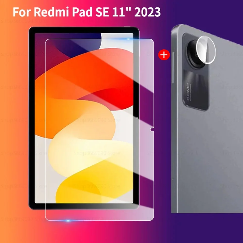 

Пленка для объектива камеры из закаленного стекла для Xiaomi Redmi Pad SE 11 дюймов PadSE 2023 защита для экрана планшета HD Защитные пленки 11 дюймов