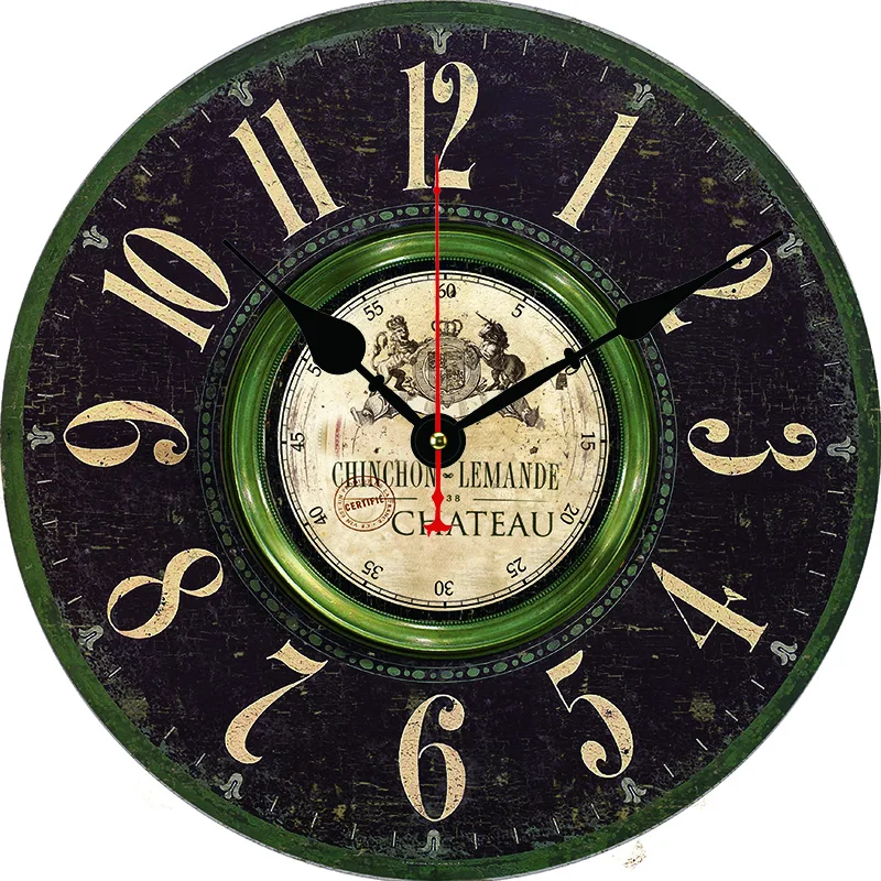 Vintage Wood Wall Clock hlc20821  