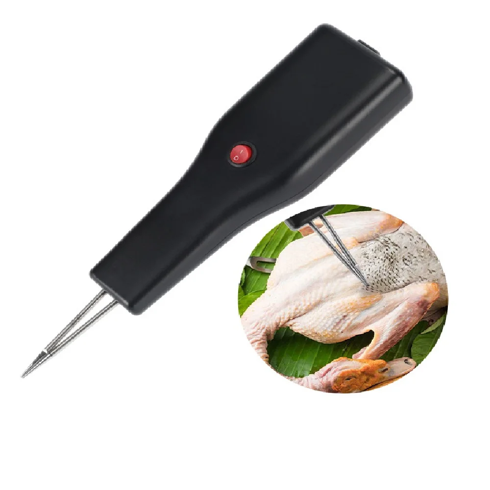 Electric Poultry Feather Plucker Handheld Portable Automatic Poultry Short Hair Plucking Tool