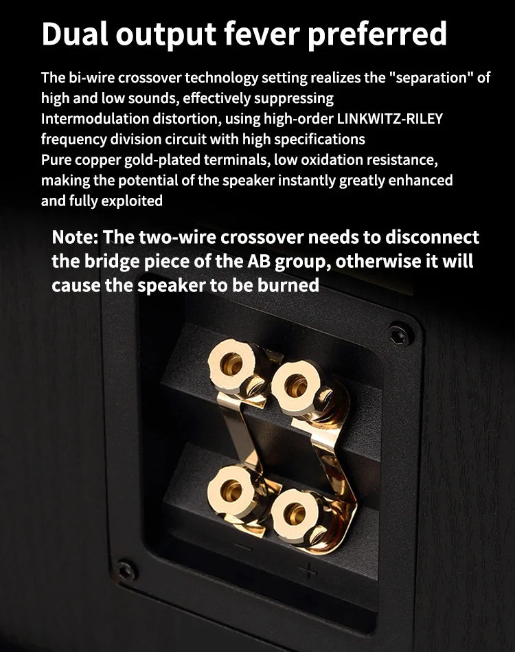 200W High-Power 8-inch Speaker Three-Way Bookshelf Speaker Fever Hifi Audio Passive Home Theater Enthusiast